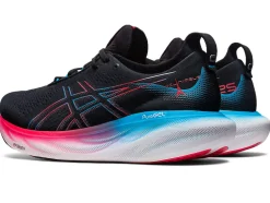 Flash Sale ASICS GEL-NIMBUS 25 Black/Electric Red
