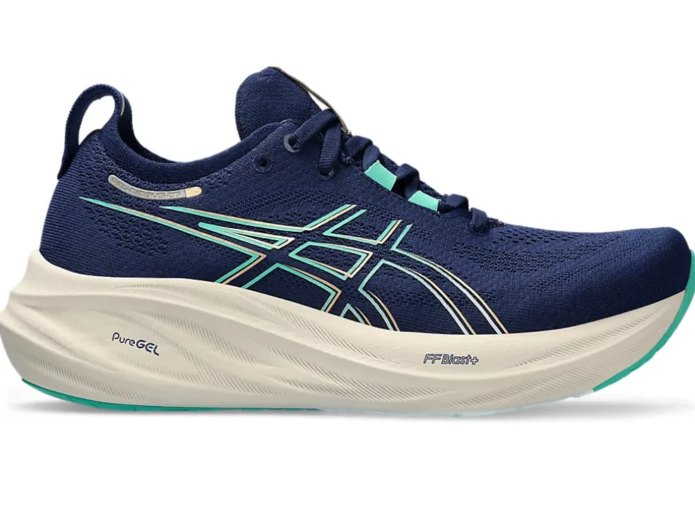 Store ASICS GEL-NIMBUS 26 Blue Expanse/Aurora Green