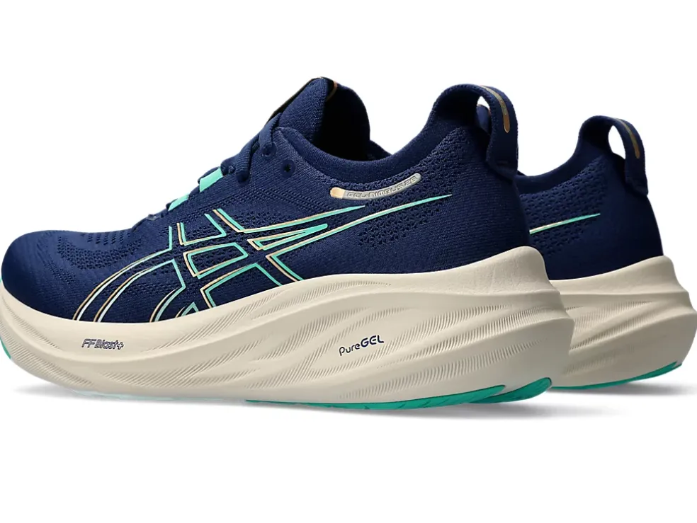 Store ASICS GEL-NIMBUS 26 Blue Expanse/Aurora Green