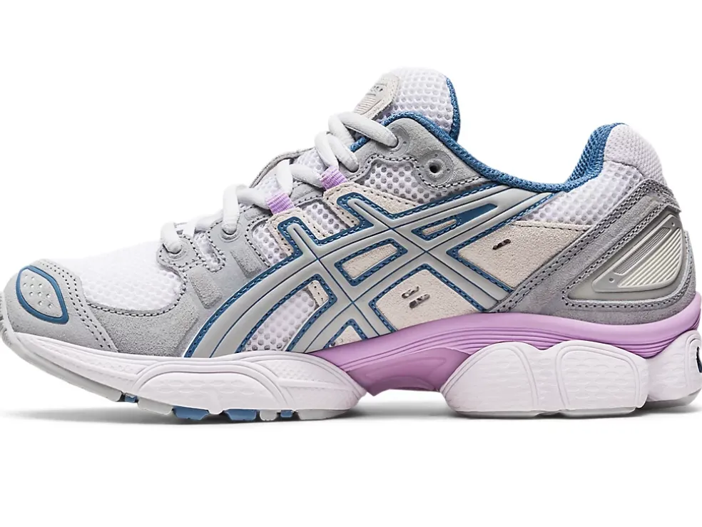 Shop ASICS GEL-NIMBUS 9 White/Mid Grey