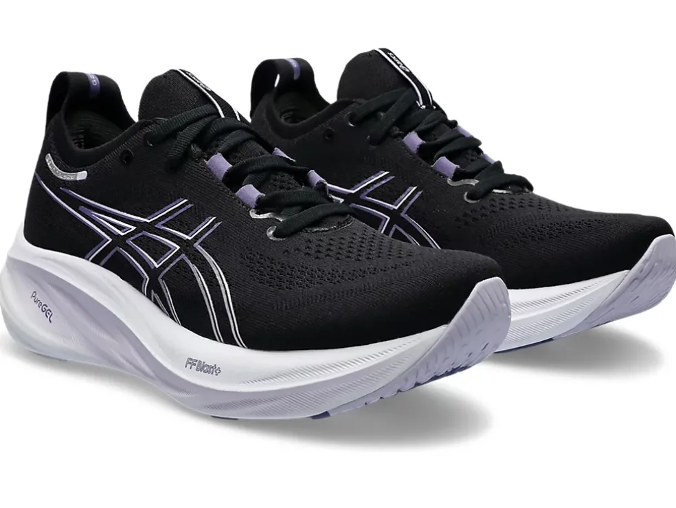 New ASICS GEL-NIMBUS 26 Black/Dusty Purple
