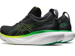 Flash Sale ASICS GEL-NIMBUS 25 Black/Lime Zest