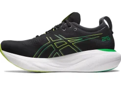 Flash Sale ASICS GEL-NIMBUS 25 Black/Lime Zest