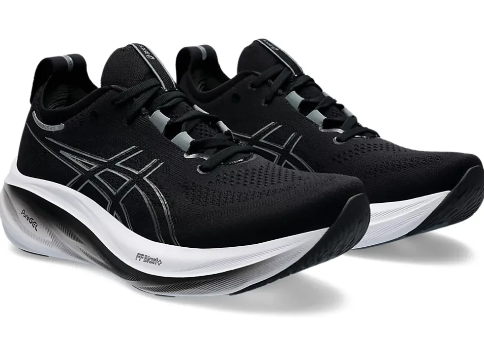 Online ASICS GEL-NIMBUS 26 EXTRA WIDE Black/Graphite Grey