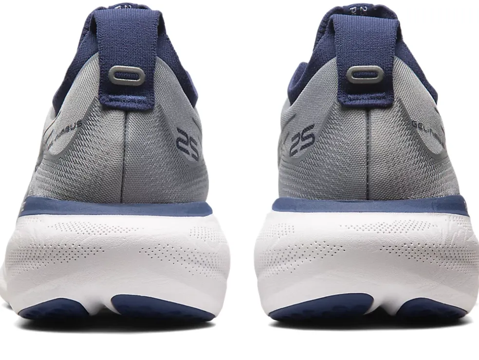 Online ASICS GEL-NIMBUS 25 EXTRA WIDE Sheet Rock/Indigo Blue
