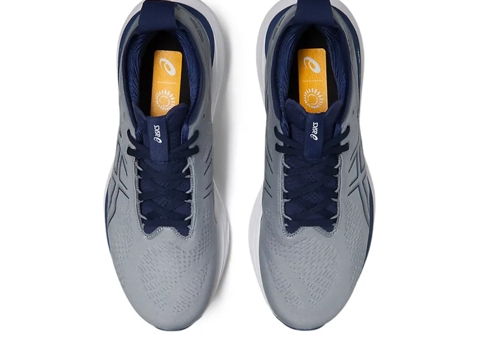 Online ASICS GEL-NIMBUS 25 EXTRA WIDE Sheet Rock/Indigo Blue