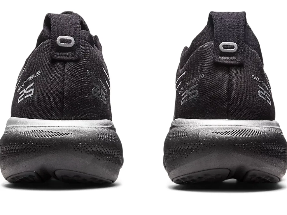 Best Sale ASICS GEL-NIMBUS 25 PLATINUM Black/Pure Silver