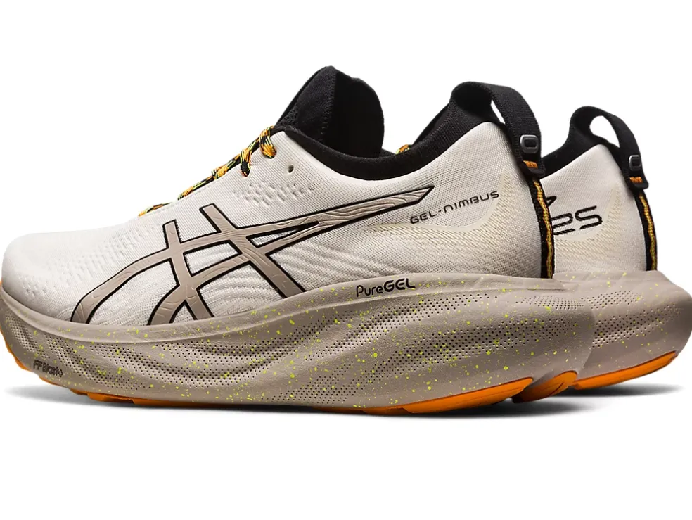 New ASICS GEL-NIMBUS 25 TR Nature Bathing/Neon Lime