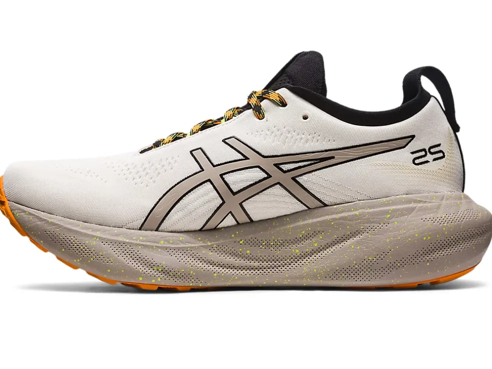 New ASICS GEL-NIMBUS 25 TR Nature Bathing/Neon Lime