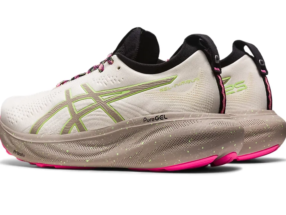 Discount ASICS GEL-NIMBUS 25 TR Nature Bathing/Lime Green