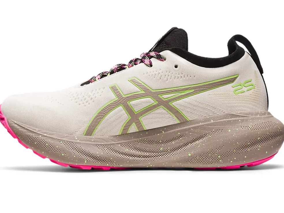 Discount ASICS GEL-NIMBUS 25 TR Nature Bathing/Lime Green