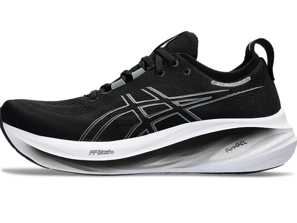 Fashion ASICS GEL-NIMBUS 26 WIDE Black/Graphite Grey