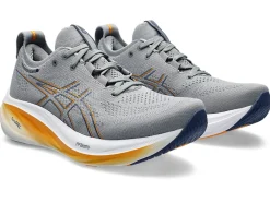 Cheap ASICS GEL-NIMBUS 26 WIDE Sheet Rock/Thunder Blue