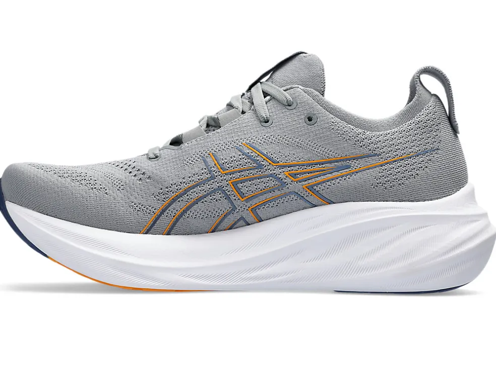 Cheap ASICS GEL-NIMBUS 26 WIDE Sheet Rock/Thunder Blue