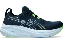 Discount ASICS GEL-NIMBUS 26 WIDE French Blue/Electric Lime