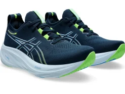 Discount ASICS GEL-NIMBUS 26 WIDE French Blue/Electric Lime