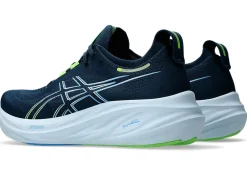 Discount ASICS GEL-NIMBUS 26 WIDE French Blue/Electric Lime