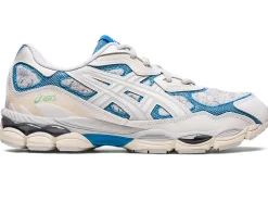 Clearance ASICS GEL-NYC White/Dolphin Blue
