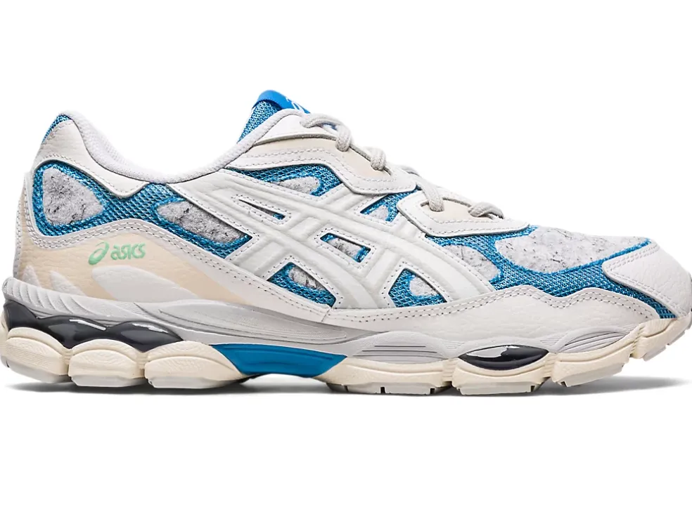 Clearance ASICS GEL-NYC White/Dolphin Blue