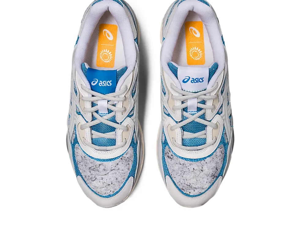 Clearance ASICS GEL-NYC White/Dolphin Blue