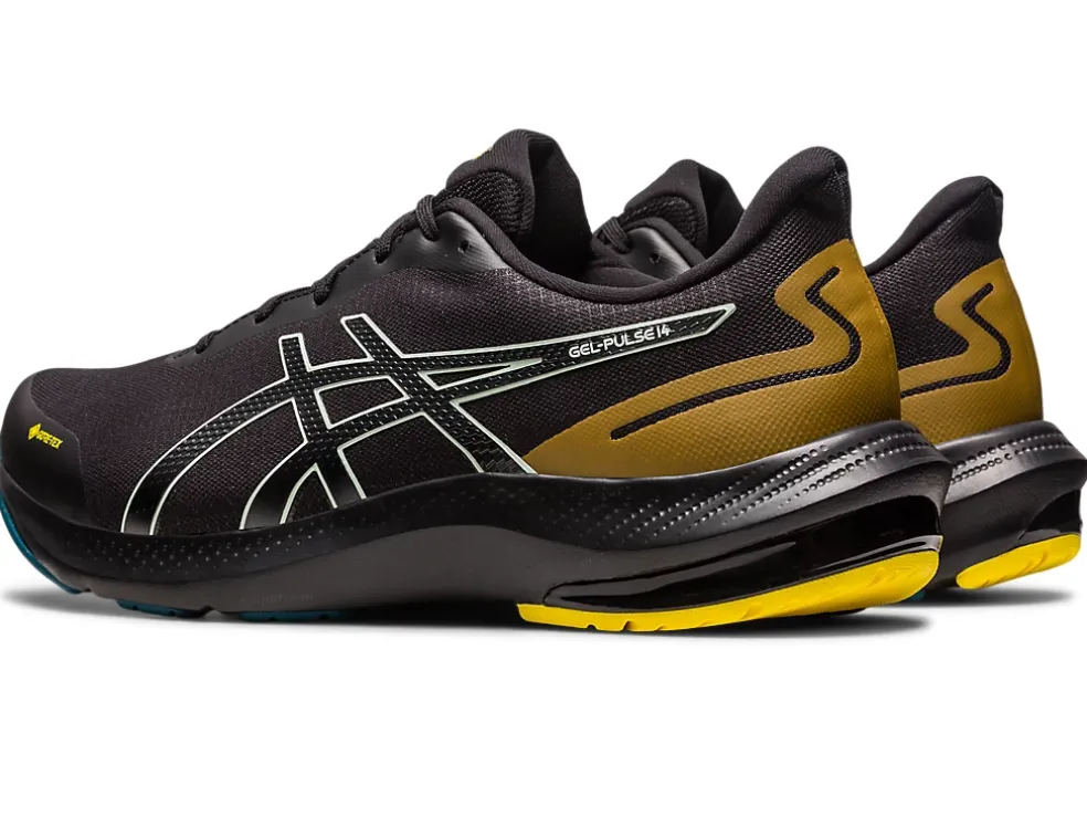 New ASICS GEL-PULSE 14 GTX Black/Whisper Green