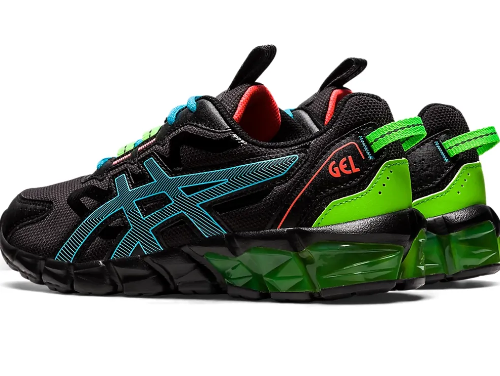 Outlet ASICS GEL-QUANTUM 90 3 GRADE SCHOOL Black/Aquarium
