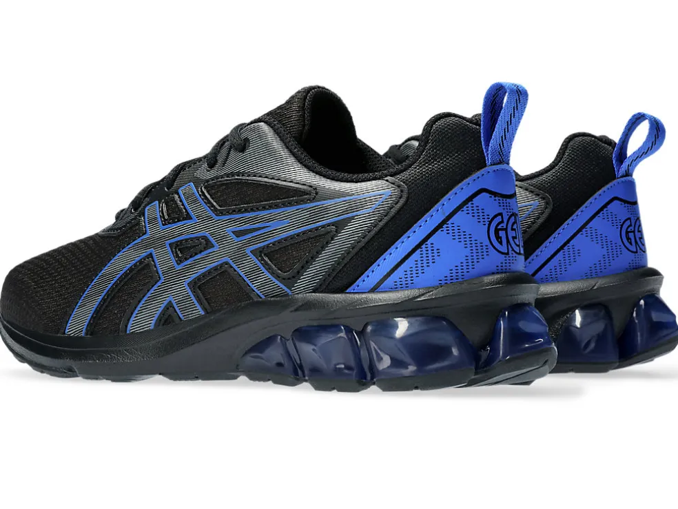 Cheap ASICS GEL-QUANTUM 90 IV GRADE SCHOOL Black/Illusion Blue