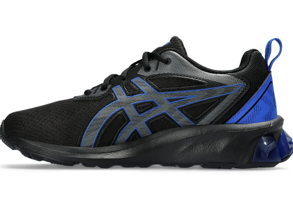 Cheap ASICS GEL-QUANTUM 90 IV GRADE SCHOOL Black/Illusion Blue
