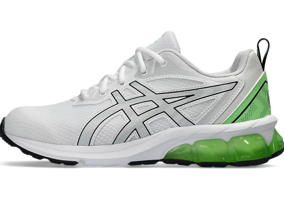 Store ASICS GEL-QUANTUM 90 IV GRADE SCHOOL White/Bright Lime