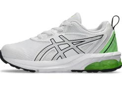 Clearance ASICS GEL-QUANTUM 90 IV PRE-SCHOOL White/Bright Lime