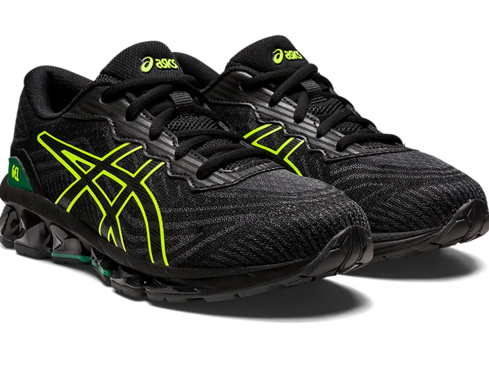Clearance ASICS GEL-QUANTUM 360 VII GRADE SCHOOL Black/Safety Yellow