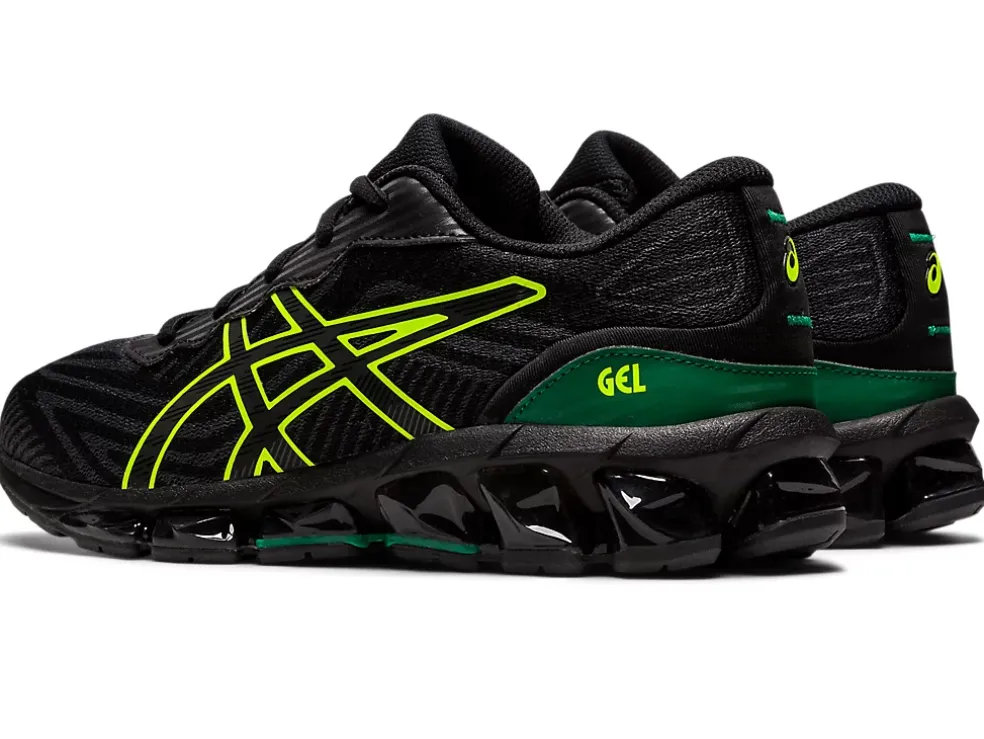 Clearance ASICS GEL-QUANTUM 360 VII GRADE SCHOOL Black/Safety Yellow