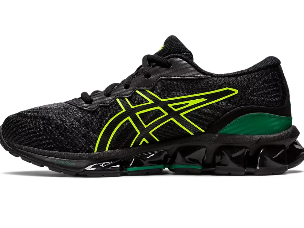 Clearance ASICS GEL-QUANTUM 360 VII GRADE SCHOOL Black/Safety Yellow