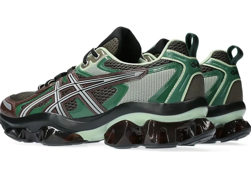 Outlet ASICS GEL-QUANTUM KINETIC Dark Sepia/Shamrock Green