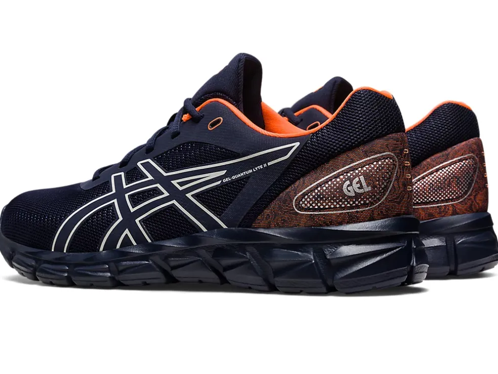 Cheap ASICS GEL-QUANTUM LYTE II Midnight/Shocking Orange