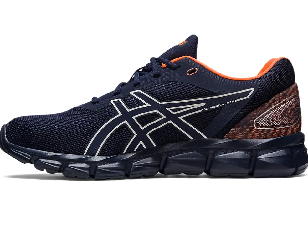 Cheap ASICS GEL-QUANTUM LYTE II Midnight/Shocking Orange
