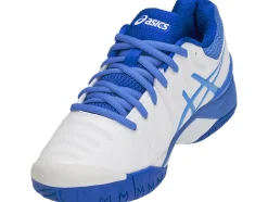 Discount ASICS GEL-RESOLUTION 7 White/Blue Coast