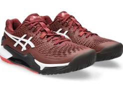 Outlet ASICS GEL-RESOLUTION 9 Antique Red/White
