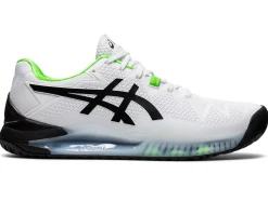 New ASICS GEL-Resolution 8 White/Green Gecko