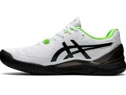 New ASICS GEL-Resolution 8 White/Green Gecko