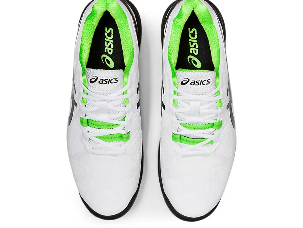 New ASICS GEL-Resolution 8 White/Green Gecko