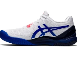 Outlet ASICS GEL-Resolution 8 White/Lapis Lazuli Blue