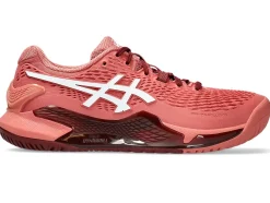 Cheap ASICS GEL-RESOLUTION 9 Light Garnet/White