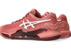 Cheap ASICS GEL-RESOLUTION 9 Light Garnet/White