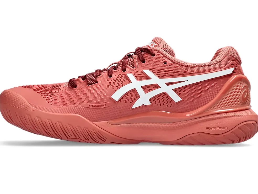 Cheap ASICS GEL-RESOLUTION 9 Light Garnet/White
