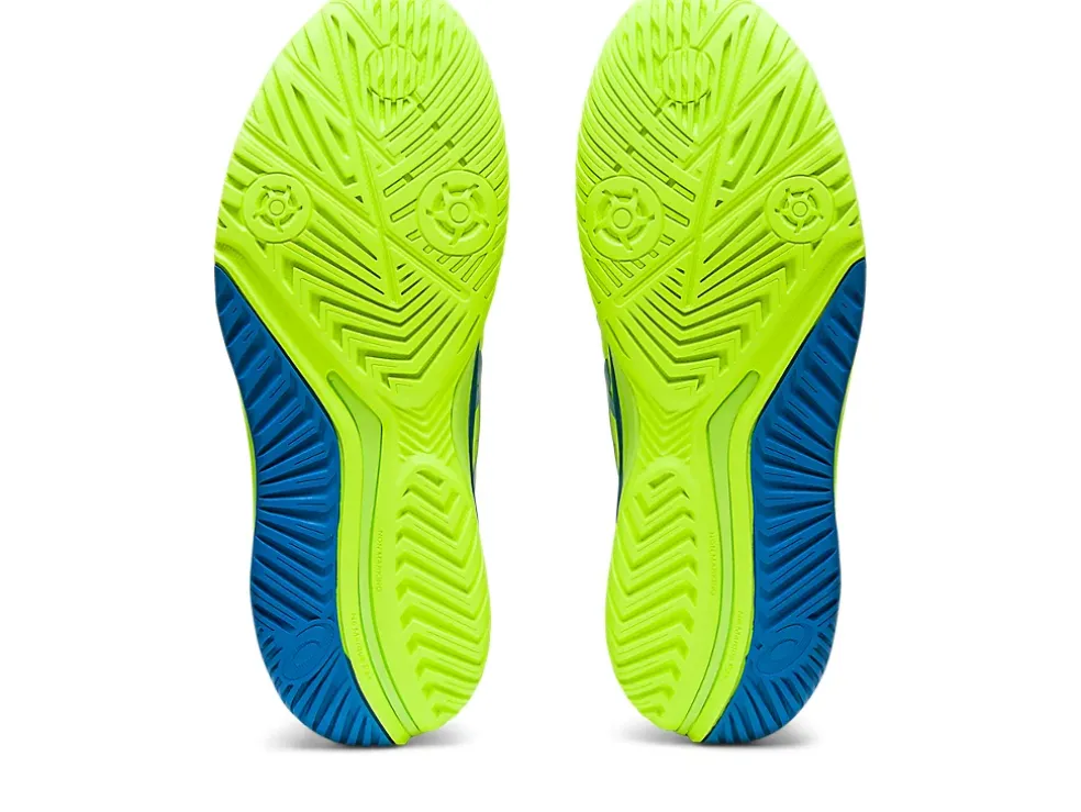 Cheap ASICS GEL-RESOLUTION 9 Hazard Green/Reborn Blue
