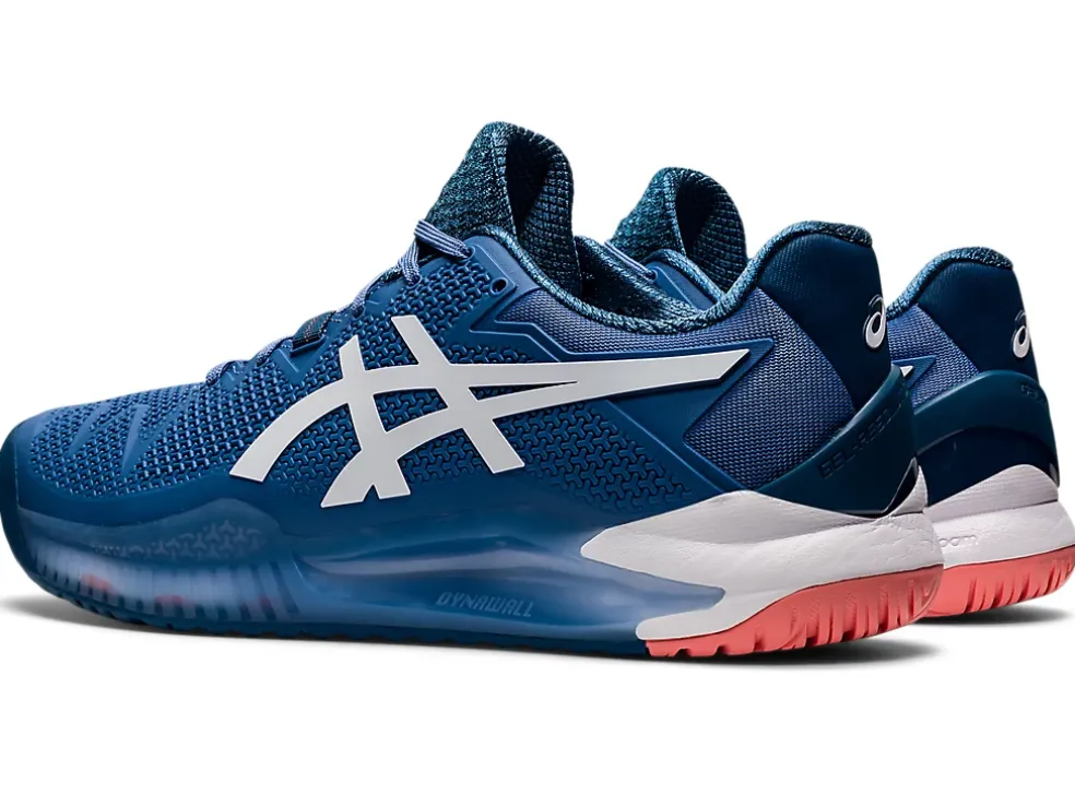 Fashion ASICS GEL-Resolution 8 Blue Harmony/White