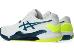 Discount ASICS GEL-RESOLUTION 9 White/Restful Teal