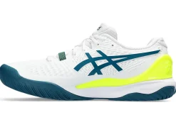 Discount ASICS GEL-RESOLUTION 9 White/Restful Teal