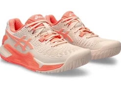 Shop ASICS GEL-RESOLUTION 9 Pearl Pink/Sun Coral